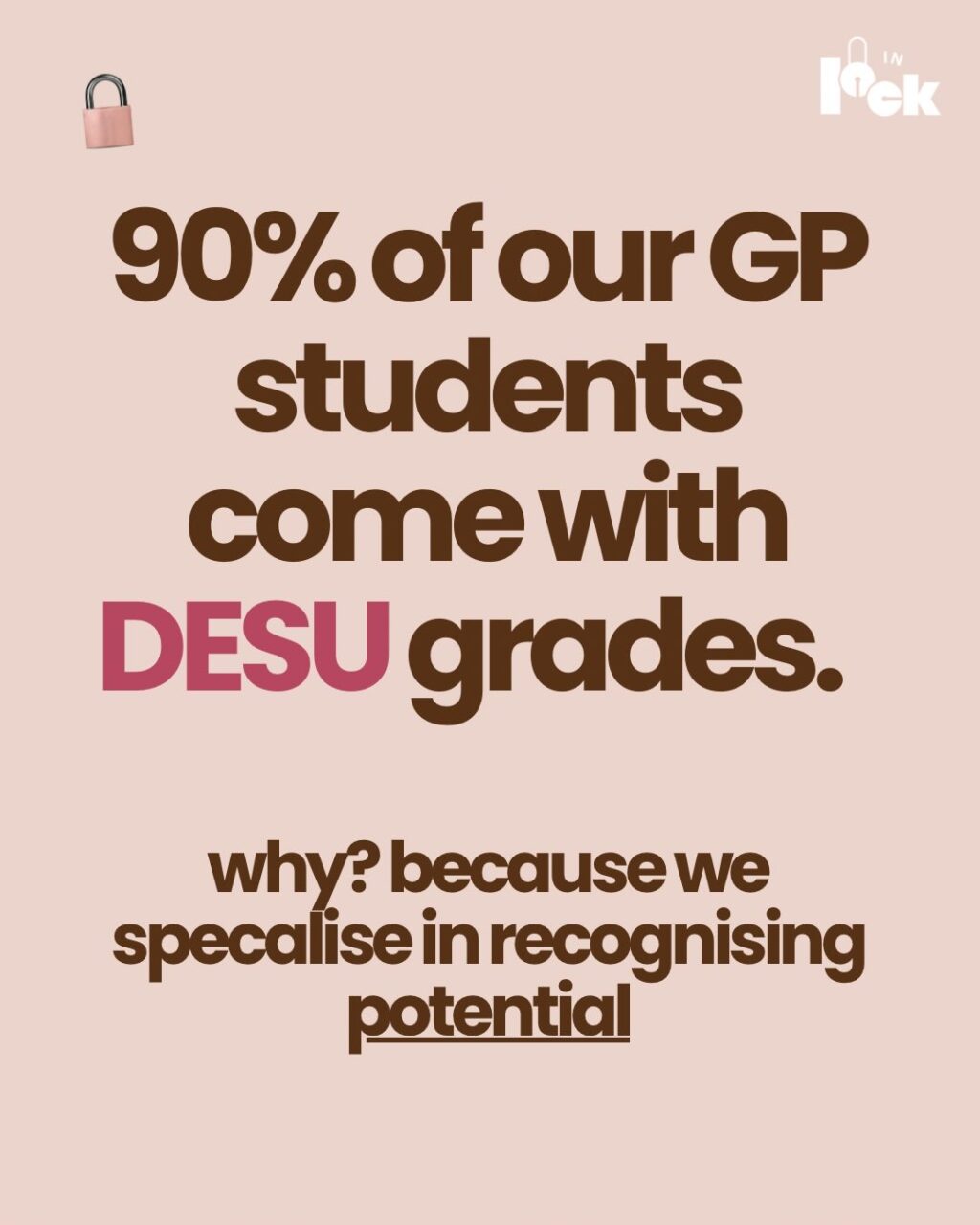 Instagram post from lockinedu. This post is in position 1.